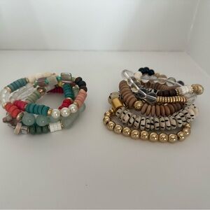 Colorful Beaded Bracelet Set